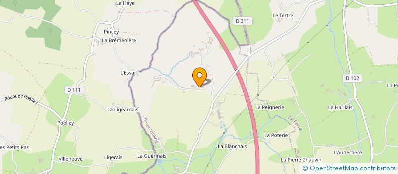 localisation de l'entreprise MONSIEUR TRISTAN QUENAULT  LES PORTES DU COGLAIS