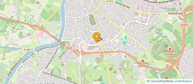 localisation de l'entreprise MONSIEUR TRISTAN QUERON  AGDE
