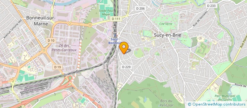 localisation de l'entreprise MONSIEUR TRISTAN RAGUSA  SUCY-EN-BRIE