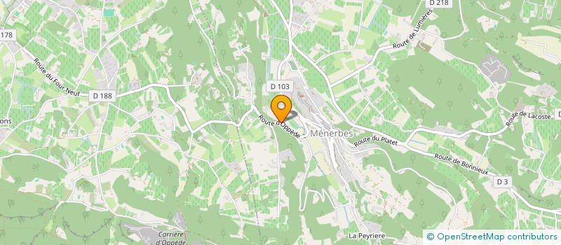 localisation de l'entreprise MONSIEUR TRISTAN RAMON  MENERBES