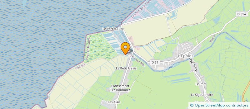 localisation de l'entreprise MONSIEUR TRISTAN RENAUDIN à BEAUVOIR-SUR-MER