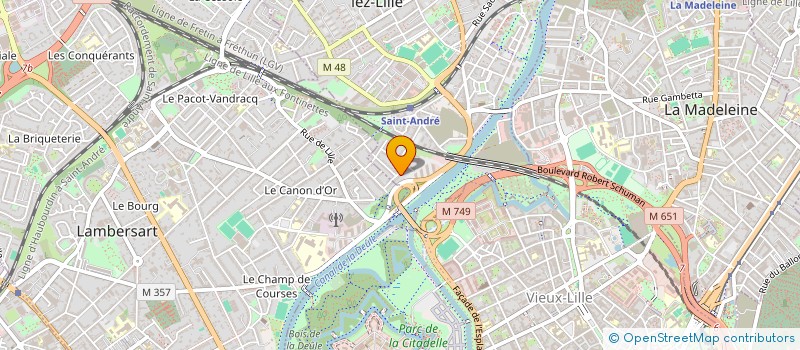 localisation de l'entreprise MONSIEUR TRISTAN RENSON  SAINT-ANDRE-LEZ-LILLE