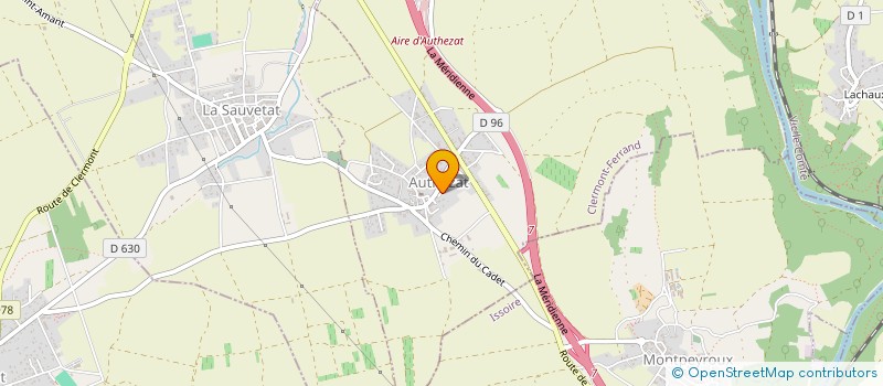 localisation de l'entreprise MONSIEUR TRISTAN REYNE  AUTHEZAT