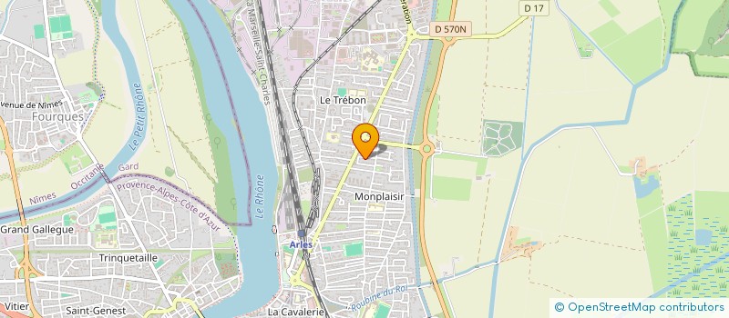 localisation de l'entreprise MONSIEUR TRISTAN ROBERT à ARLES