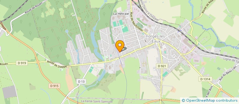 localisation de l'entreprise MONSIEUR TRISTAN RONDENET  FORGES-LES-EAUX