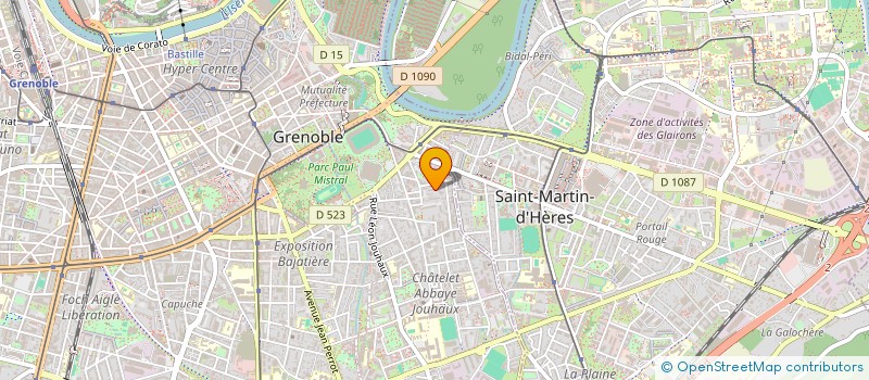 localisation de l'entreprise MONSIEUR TRISTAN RONZANI  GRENOBLE