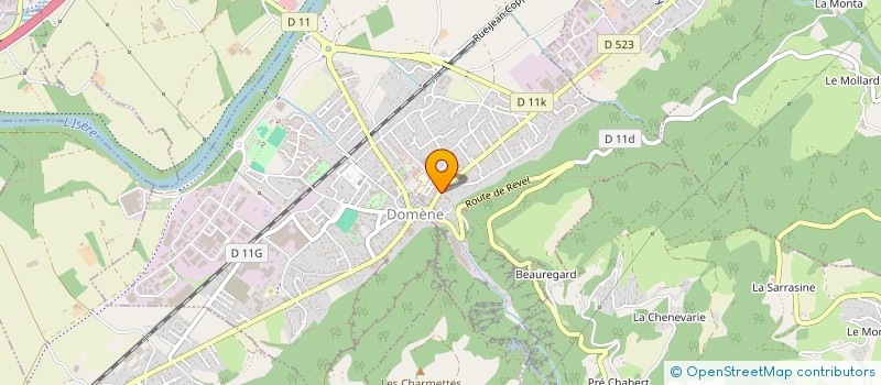 localisation de l'entreprise MONSIEUR TRISTAN ROUCEAUX  DOMENE