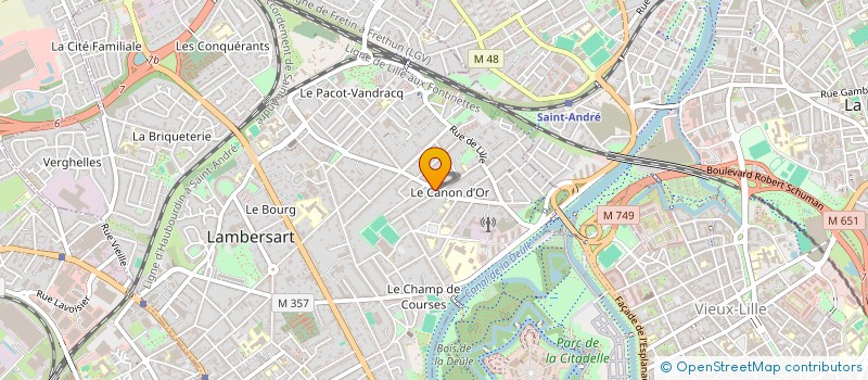 localisation de l'entreprise MONSIEUR TRISTAN ROUSSEAU à LAMBERSART