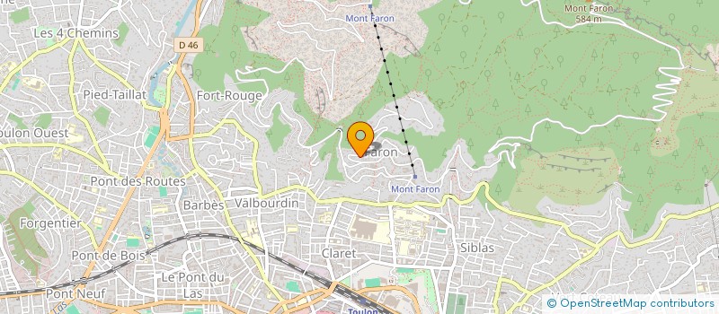 localisation de l'entreprise MONSIEUR TRISTAN ROUSSEL  TOULON