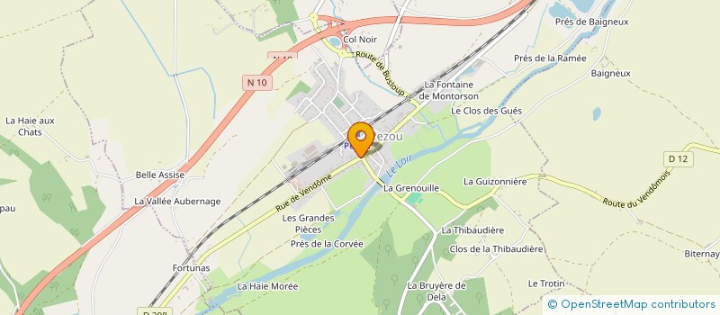 localisation de l'entreprise MONSIEUR TRISTAN ROUSSON  PEZOU