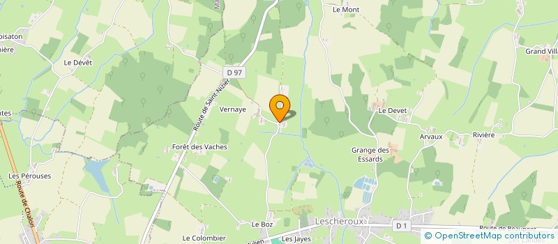 localisation de l'entreprise MONSIEUR TRISTAN ROUYER  LESCHEROUX