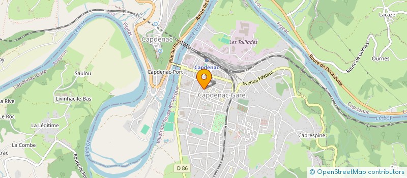 localisation de l'entreprise MONSIEUR TRISTAN SABOUDJIAN  CAPDENAC-GARE