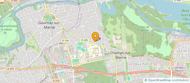 localisation de l'entreprise MONSIEUR TRISTAN SAIMMAIME  CHAMPS-SUR-MARNE