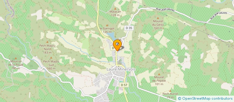 localisation de l'entreprise MONSIEUR TRISTAN SANCHEZ  LAURE-MINERVOIS