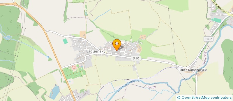 localisation de l'entreprise MONSIEUR TRISTAN SCARANTINO  LAQUENEXY