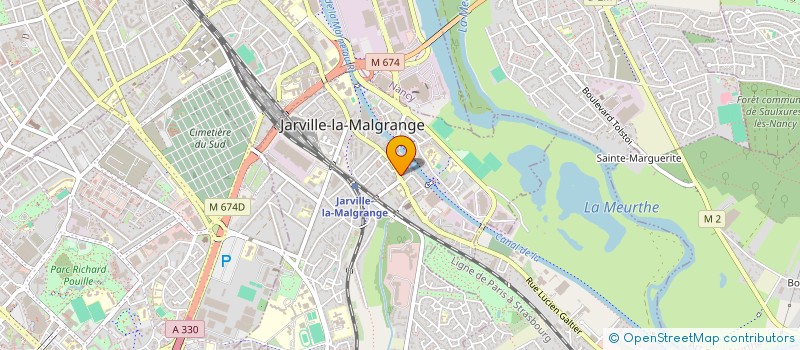 localisation de l'entreprise MONSIEUR TRISTAN SCHEUBEL  JARVILLE-LA-MALGRANGE