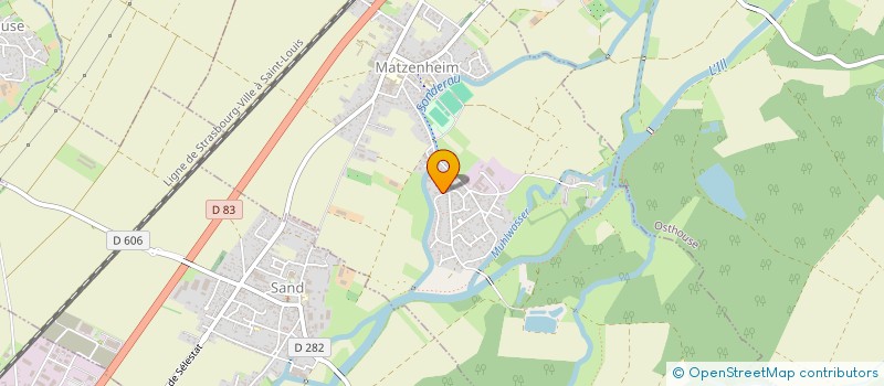 localisation de l'entreprise MONSIEUR TRISTAN SENNE  MATZENHEIM