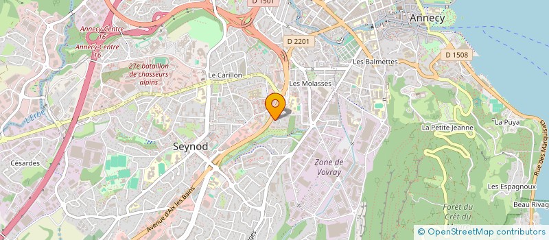 localisation de l'entreprise MONSIEUR TRISTAN SERRURIER à ANNECY