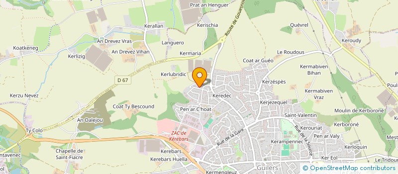 localisation de l'entreprise MONSIEUR TRISTAN SERVEL à BREST