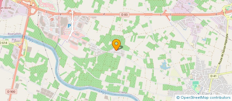 localisation de l'entreprise MONSIEUR TRISTAN SIGNORET  CLAIRA