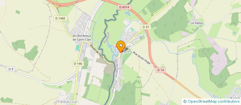 localisation de l'entreprise MONSIEUR TRISTAN SOURGET  SAINT-CLAIR-SUR-EPTE