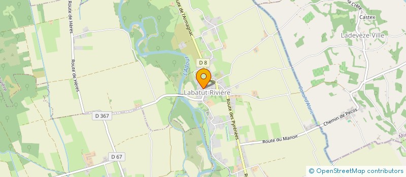 localisation de l'entreprise MONSIEUR TRISTAN TANGUY  LABATUT-RIVIERE