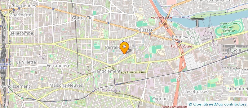 localisation de l'entreprise MONSIEUR TRISTAN TERRANOVA  VILLEURBANNE