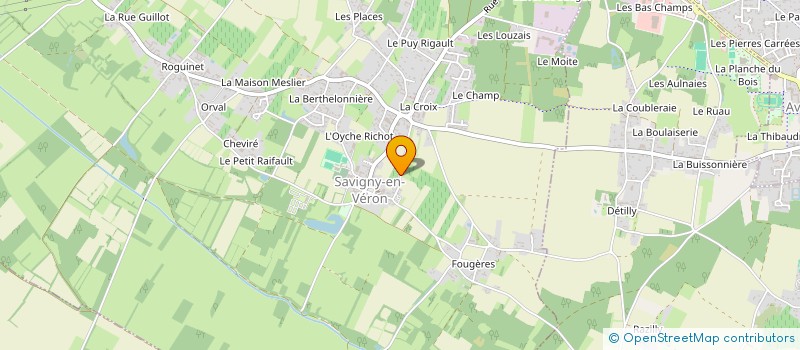 localisation de l'entreprise MONSIEUR TRISTAN THIBAULT  SAVIGNY-EN-VERON