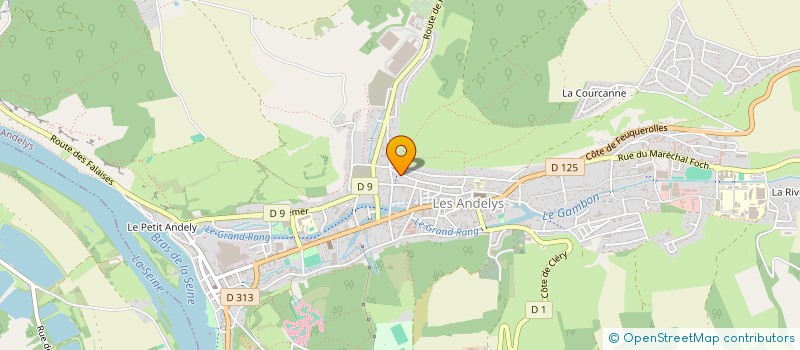 localisation de l'entreprise MONSIEUR TRISTAN THUBRON  LES ANDELYS