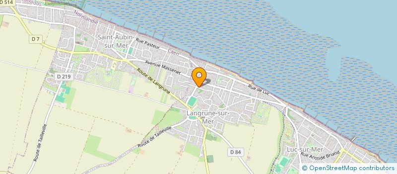 localisation de l'entreprise MONSIEUR TRISTAN TOPIC  LANGRUNE-SUR-MER