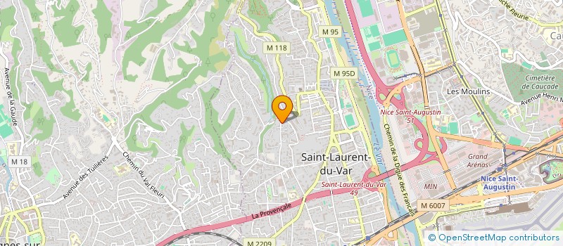 localisation de l'entreprise MONSIEUR TRISTAN VACHET à SAINT-LAURENT-DU-VAR