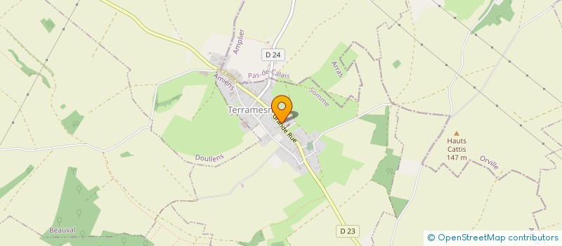 localisation de l'entreprise MONSIEUR TRISTAN VANDENBUSSCHE  MEZEROLLES