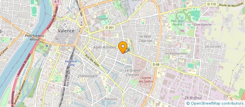 localisation de l'entreprise MONSIEUR TRISTAN VIDAL à VALENCE