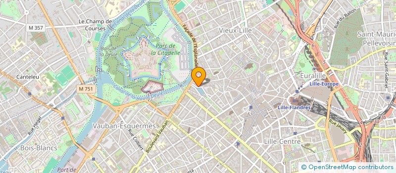 localisation de l'entreprise MONSIEUR TRISTAN VIELJEUX  LILLE