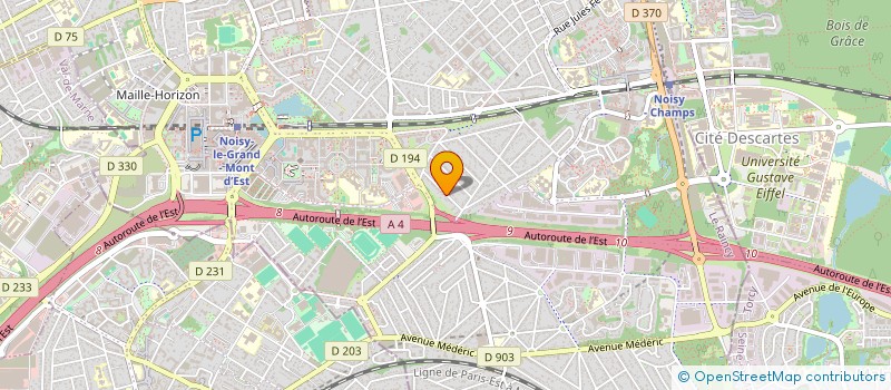 localisation de l'entreprise MONSIEUR TRONG HIEN NGO  NOISY-LE-GRAND