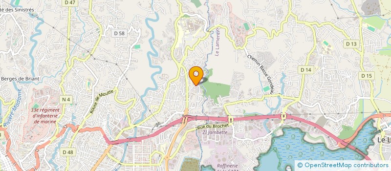 localisation de l'entreprise MONSIEUR TROY JEAN-MICHEL  FORT-DE-FRANCE