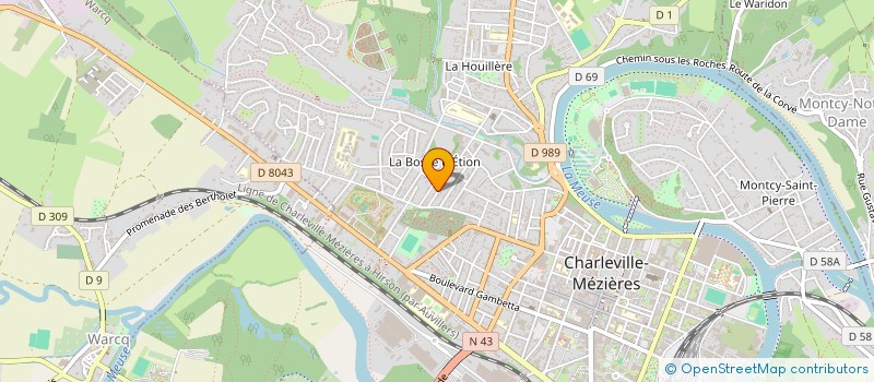 localisation de l'entreprise MONSIEUR TRUONG-MINH HOANG  CHARLEVILLE-MEZIERES