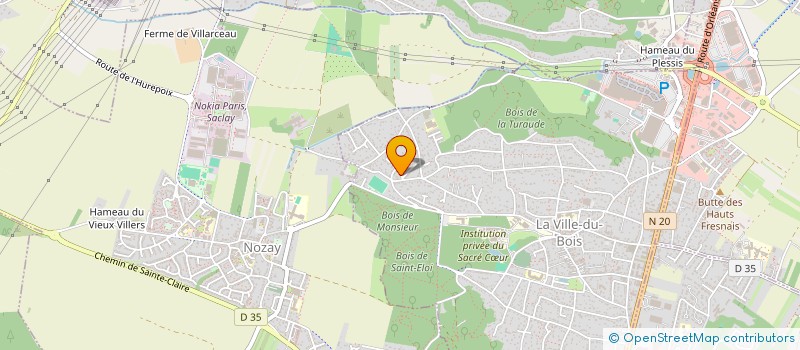 localisation de l'entreprise MONSIEUR TRUONG NGUYEN  LA VILLE-DU-BOIS