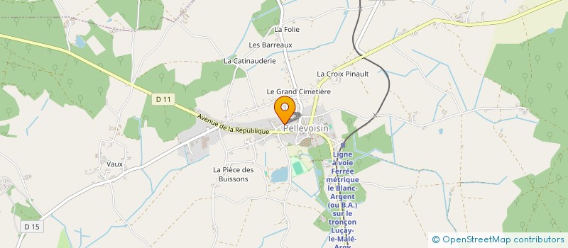 localisation de l'entreprise MONSIEUR TRUONG VO VAN à PELLEVOISIN