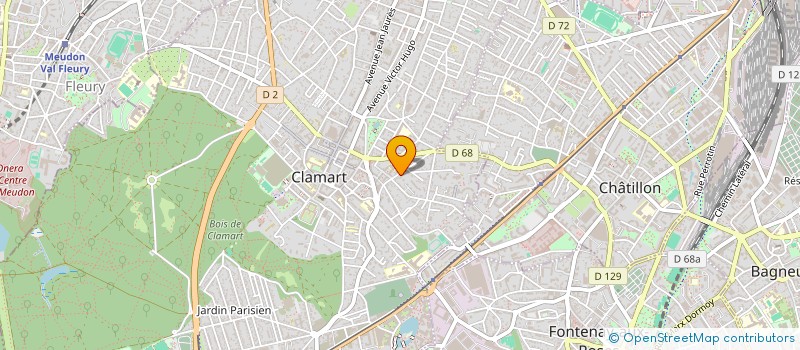 localisation de l'entreprise MONSIEUR TRYSTAN DARTRIL à CLAMART