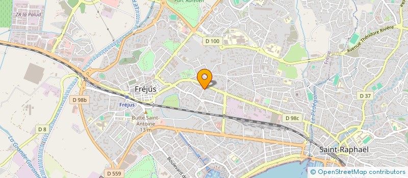 localisation de l'entreprise MONSIEUR TRYSTAN HOURCAU à FREJUS