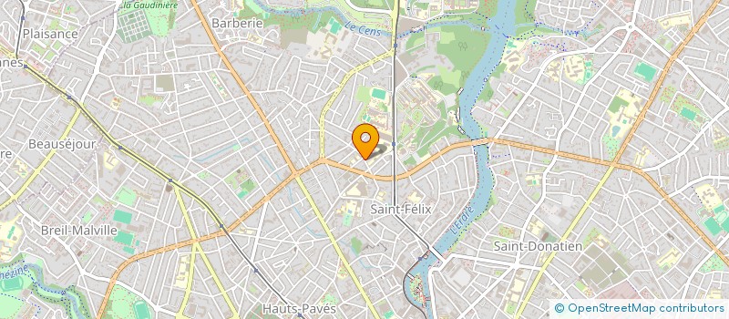 localisation de l'entreprise MONSIEUR TRYSTAN LEBLANC  NANTES