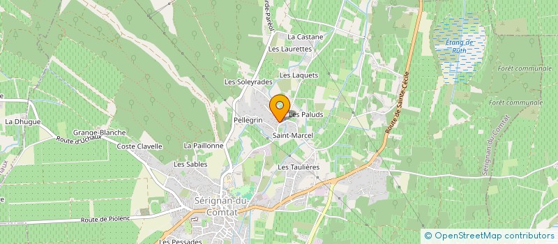 localisation de l'entreprise MONSIEUR TRYSTAN PACINI  SERIGNAN-DU-COMTAT