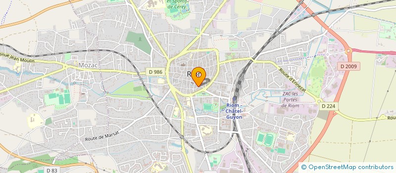 localisation de l'entreprise MONSIEUR TSEGAY WELDAY  RIOM