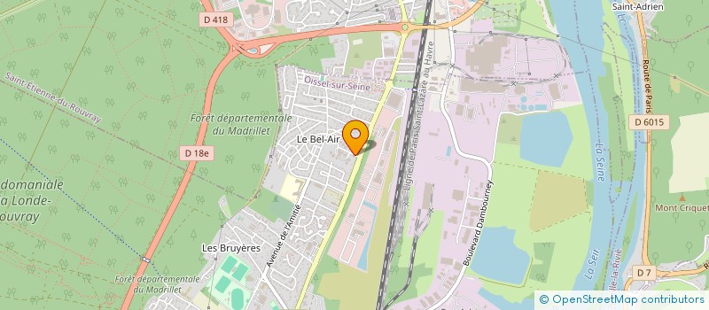 localisation de l'entreprise MONSIEUR TSEHAYE TSEFAY TEKLEAB  OISSEL