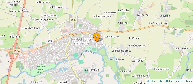 localisation de l'entreprise MONSIEUR TSEND-AYUSH CHULUUNBAATAR à NOYAL-CHATILLON-SUR-SEICHE