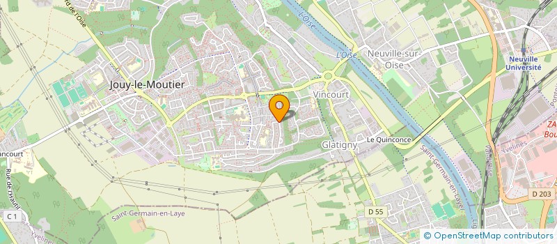 localisation de l'entreprise MONSIEUR TSETEN GONPO CHIME  JOUY-LE-MOUTIER