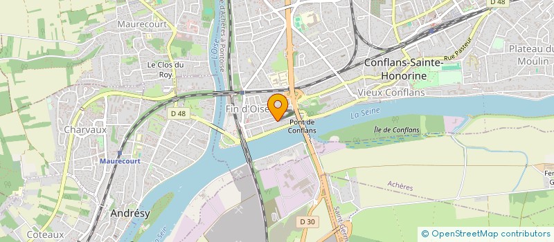 localisation de l'entreprise MONSIEUR TSHIF TSHIBANDA KANEMU  CONFLANS-SAINTE-HONORINE