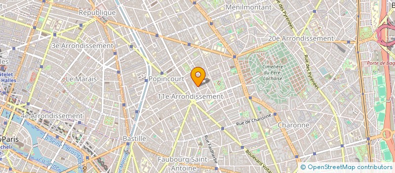 localisation de l'entreprise MONSIEUR TSION ROSEN  PARIS 11