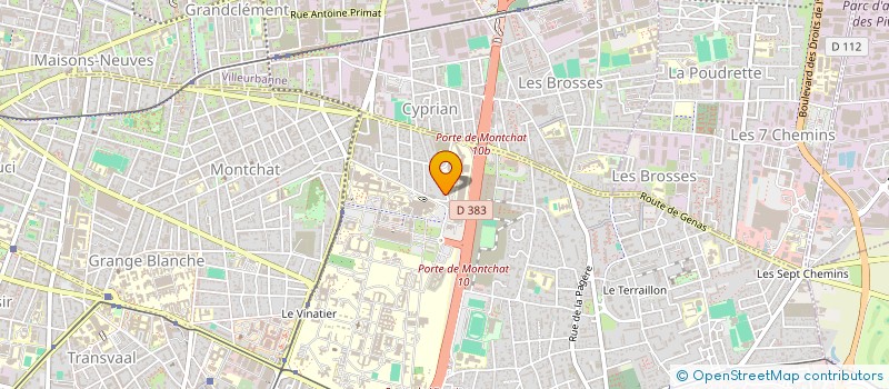 localisation de l'entreprise MONSIEUR TSIRESY BEGANA à BRON